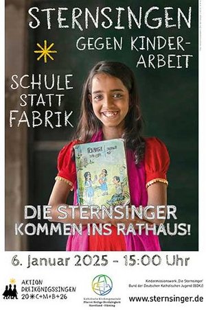 Die Sternsinger kommen ins Rathaus