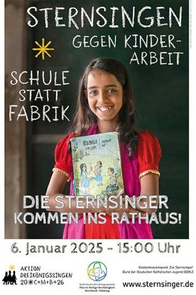 Die Sternsinger kommen ins Rathaus