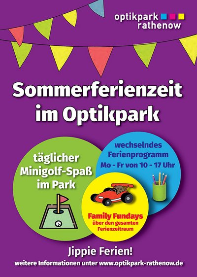Sommerferien im Optikpark