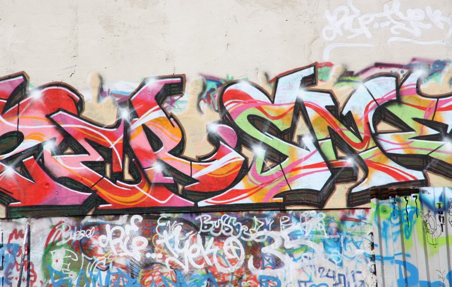 Graffiti an Hauswand
