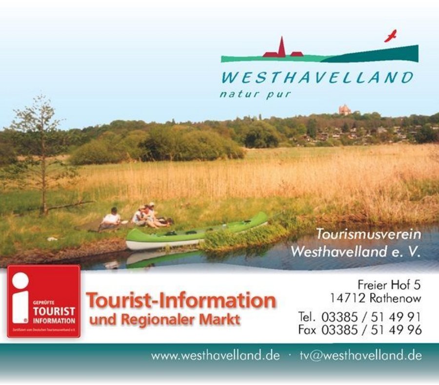 Visitenkarte des Tourismusverein Westhavelland
