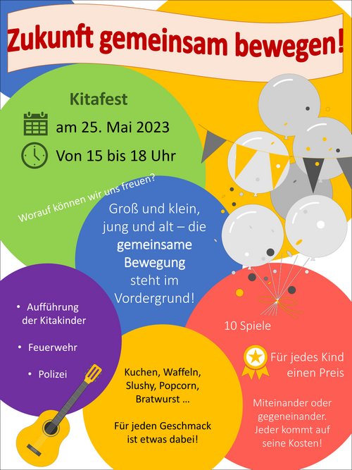 Plakat zu Kitafest