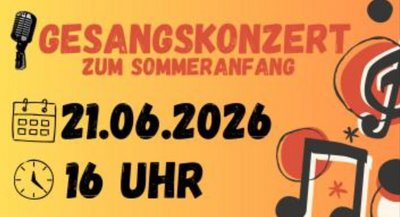 Gesangskonzert zum Sommeranfang