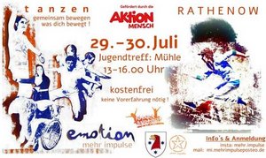 Tanzen - gemeinsam bewegen was dich bewegt! Tanzen - gemeinsam bewegen was dich bewegt!