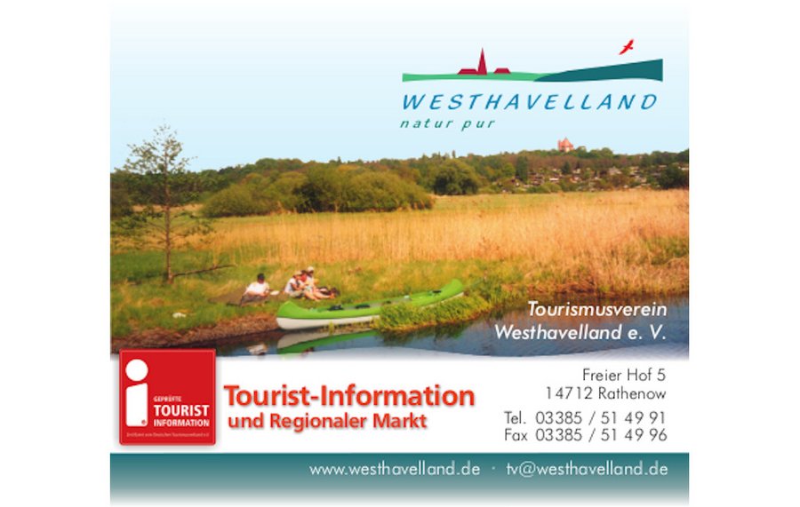 Visitenkarte des Tourismusverein Westhavelland e. V.