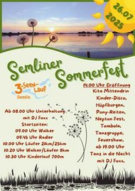 Semliner Sommerfest und 3-Seen-Lauf