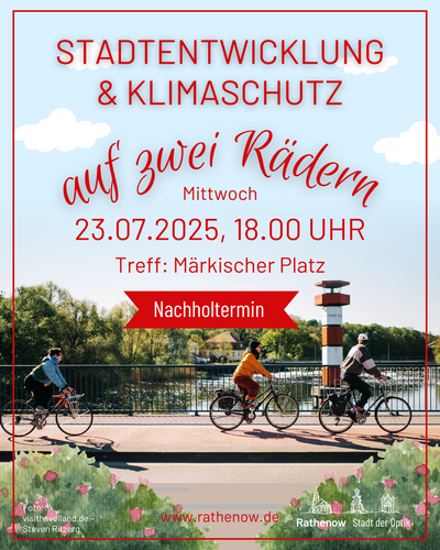 Mit dem Fahrrad durch Rathenow - Stadtentwicklung und Klimaschutz erleben