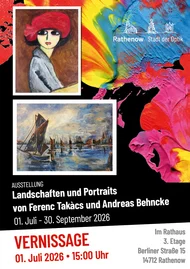 Landschaften und Portraits von Ferenc Takàcs und Andreas Behncke