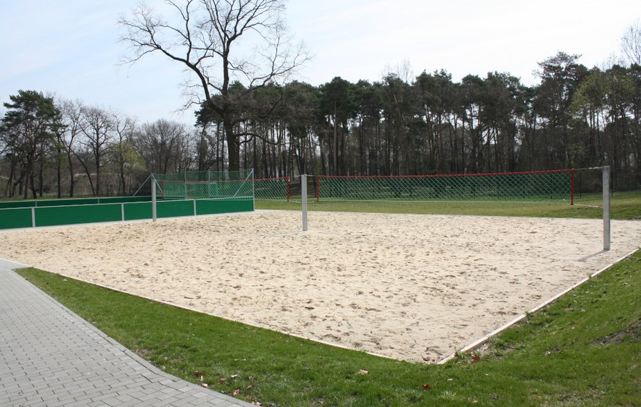 Beachvolleyballanlage auf dem Sportplatz Jahn