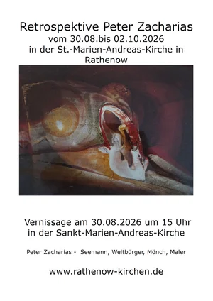 Kunstausstellung „Retroperspektive Peter Zacharias"