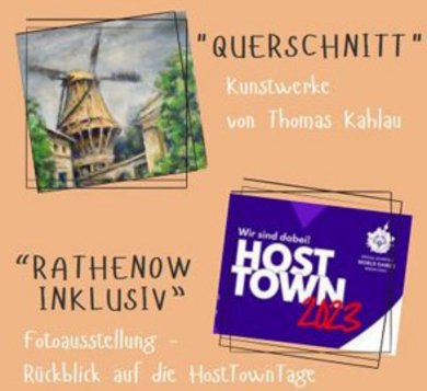 Ausstellung "Querschnitt" und "Rathenow inklusiv"