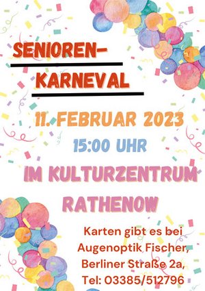 Seniorensitzung des RCC Seniorensitzung des RCC