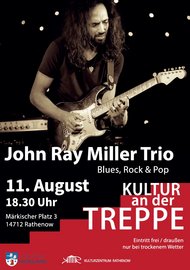 Kultur an der Treppe mit dem „John Ray Miller Trio“
