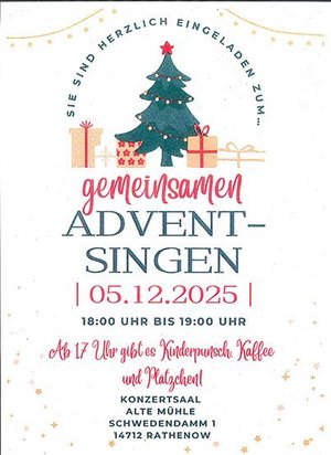 Gemeinsames Adventssingen