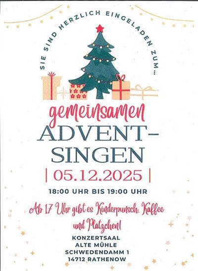Gemeinsames Adventssingen