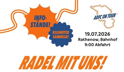 Mit dem ADFC unterwegs auf der Tour Brandenburg
