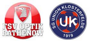 Heimspiel des FSV Optik Rathenow gegen SG Union Klosterfelde Heimspiel des FSV Optik Rathenow gegen SG Union Klosterfelde