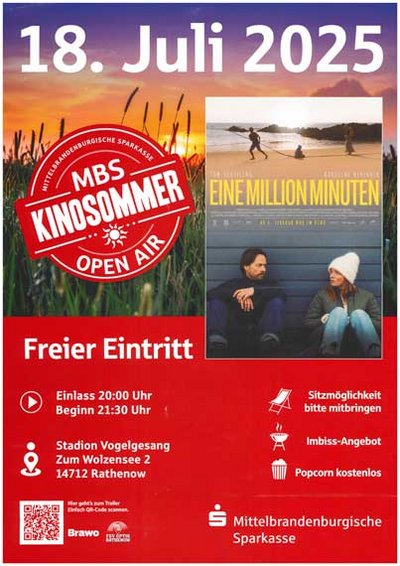 "Eine Million Minuten" - Open Air MBS Kinosommer
