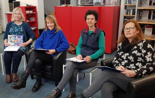 Mitglieder der Jury des Regionalentscheides Havelland/Rathenow (v.l.): Ulrike Wünsch, Susan Schwarzlose, Rita König, Martina Lenz