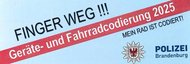 Geräte- und Fahrradcodierung 2025 Geräte- und Fahrradcodierung 2025