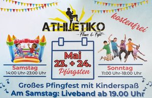 Großes Pfingstfest mit Kinderspaß bei Athletiko Fitness & Fight
