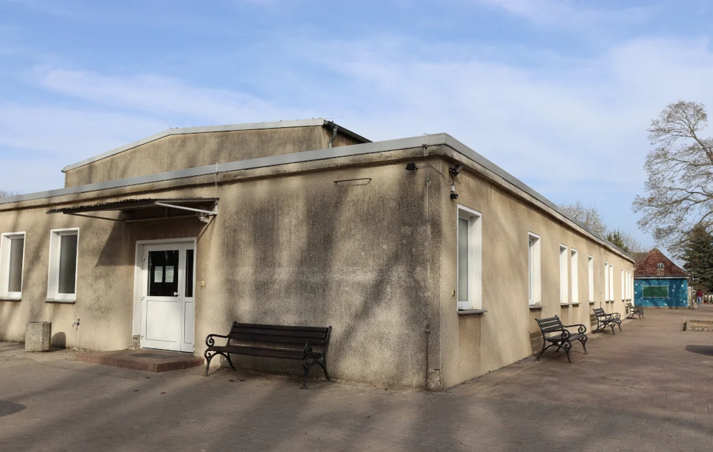Turnhalle der Grundschule Otto Seeger Außenansicht