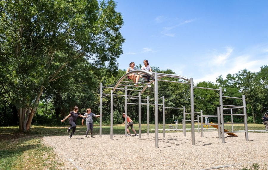 Calisthenics auf dem Rideplatz