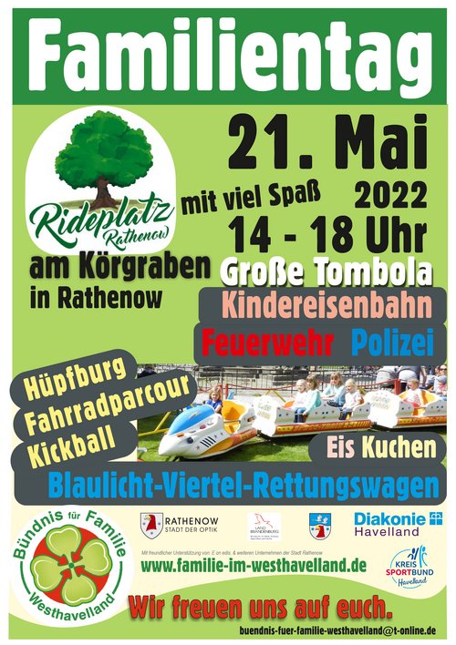 Plakat zum Familientag