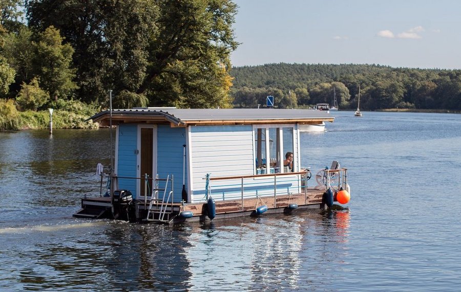 Hausboot auf dem Wasser