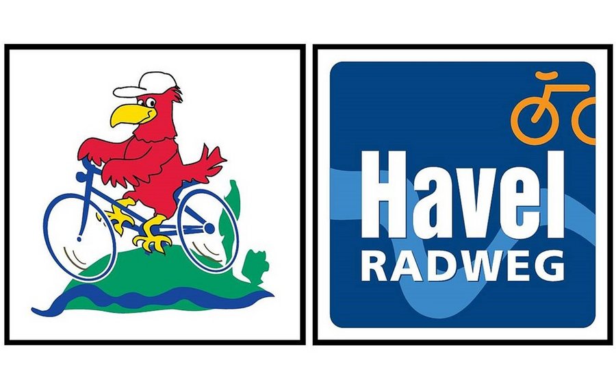 Routenlogos von Havelland- und Havel-Radweg
