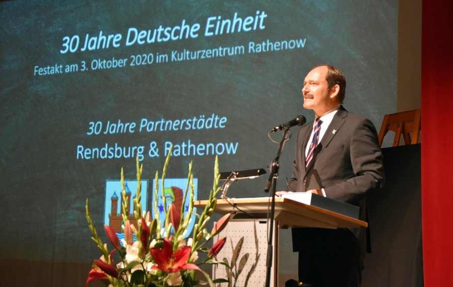 Rendsburger Bürgermeister Pierre Gilgenast 