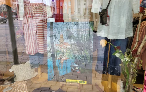 Bild im Schaufenster