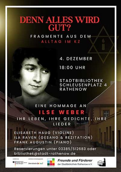 DENN ALLES WIRD GUT? Eine Hommage an die jüdische Autorin Ilse Weber
