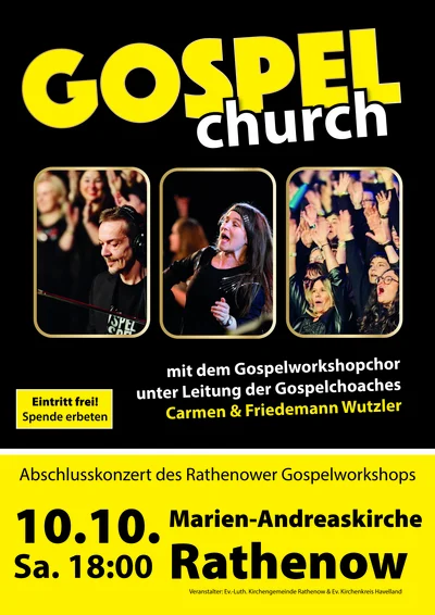 Abschlusskonzert des Rathenower Gospelworkshops