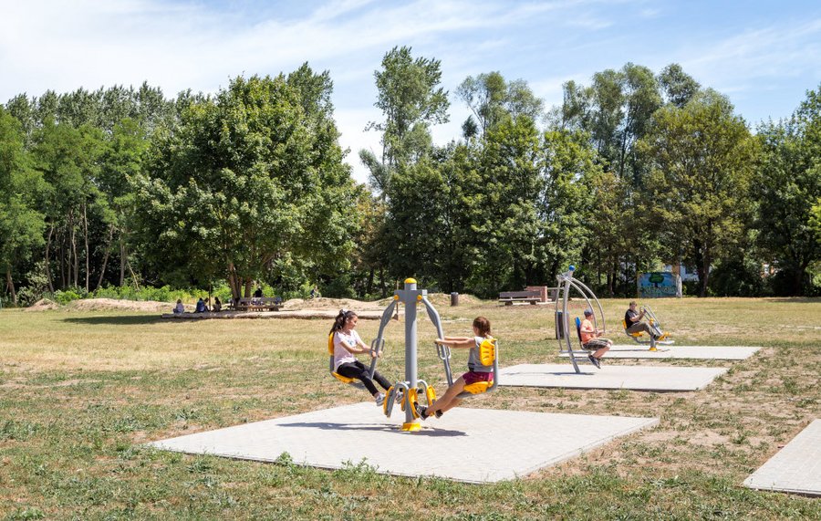 Calisthenics auf dem Rideplatz