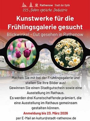 Frühlingsgalerie und verkaufsoffener Sonntag