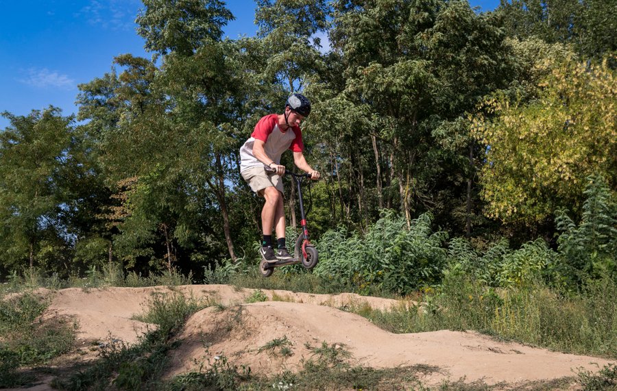 Dirtbahn auf dem Rideplatz