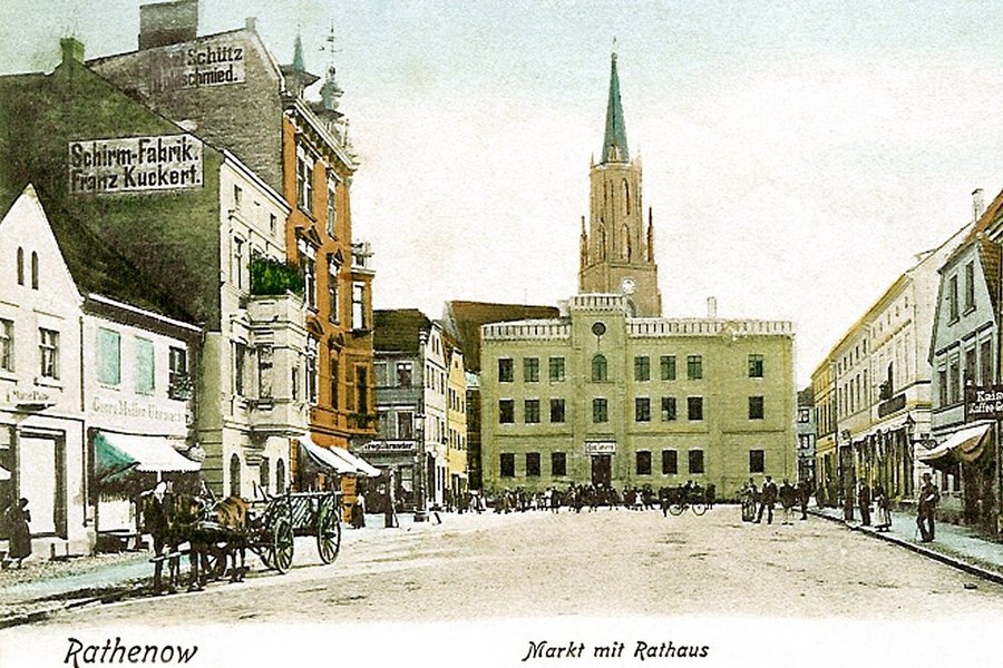 Blick auf das Altstädtische Rathaus (Postkarte)