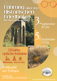 Öffentliche Führung über den historischen Friedhof mit Christina Otto