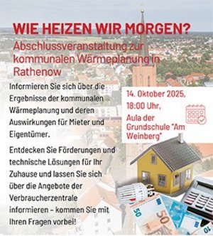 Ergebnispräsentation der Kommunalen Wärmeplanung in Rathenow
