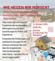 Ergebnispräsentation der Kommunalen Wärmeplanung in Rathenow