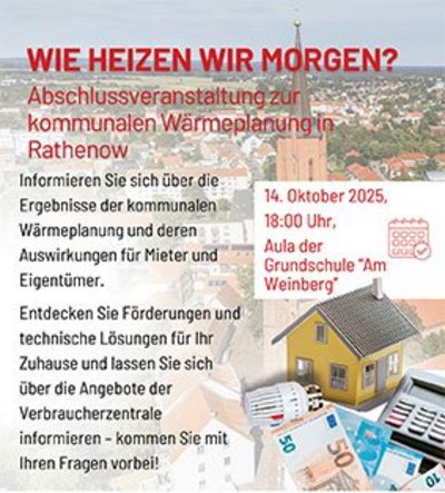 Ergebnispräsentation der Kommunalen Wärmeplanung in Rathenow