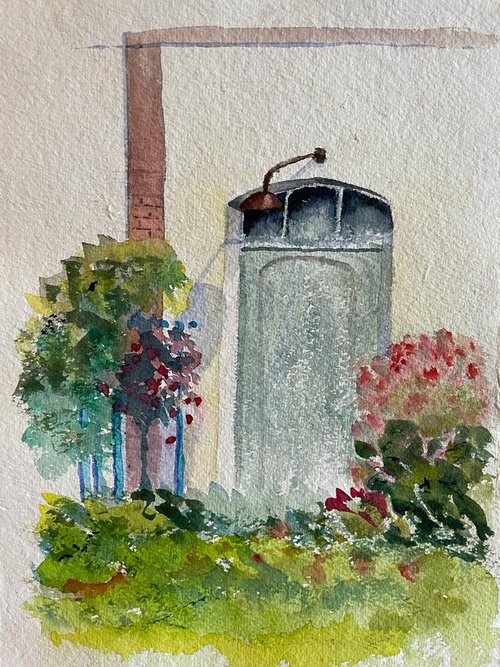 Aquarell des Künstlers (© Andreas Behncke)