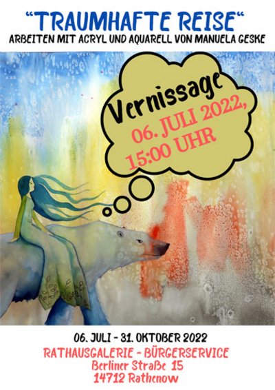 Ausstellung von Manuela Geske Ausstellung von Manuela Geske