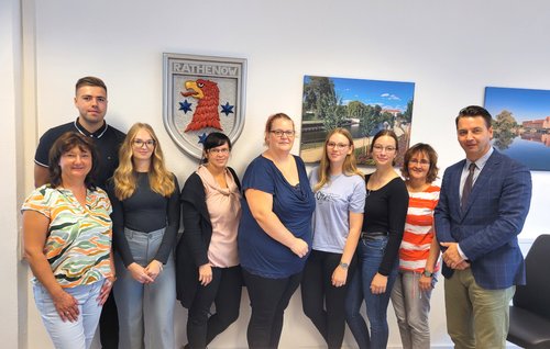 Gruppenfoto der Auszubildenden