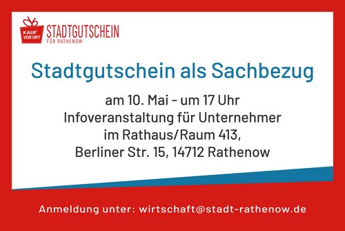 Plakat zur Infoveranstaltung