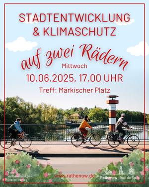 Mit dem Fahrrad durch Rathenow – Stadtentwicklung und Klimaschutz erleben