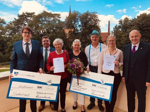 Foto: Der erste Preis im Wettbewerb „Unser Dorf hat Zukunft“ ging an den Ort Steckelsdorf, ©Landkreis Havelland