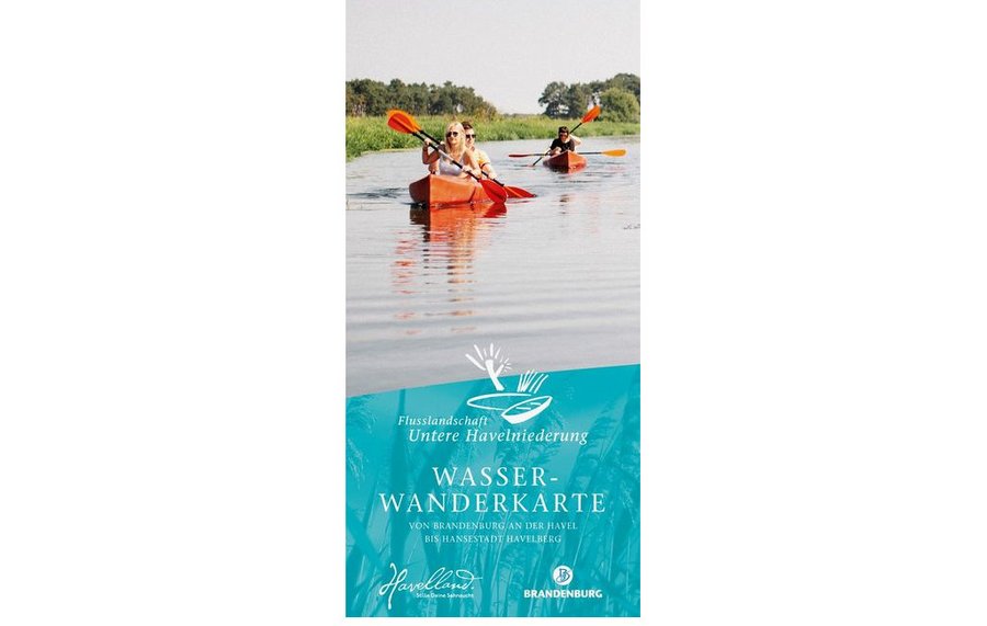 Wasserwanderkarte Flusslandschaft Untere Havelniederung