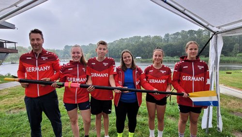 Besuch des Bürgermeisters bei den Ruderern